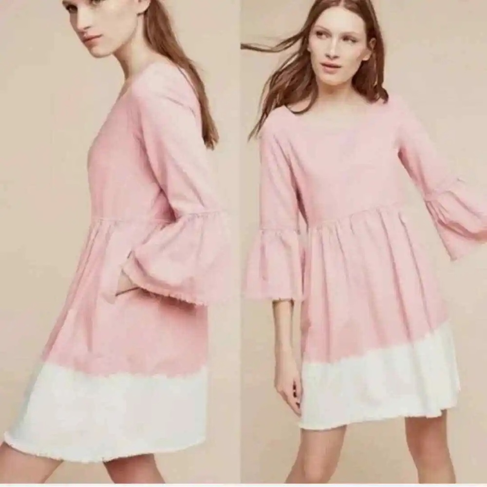 Anthropologie Long Sleeve, Ombre Dress